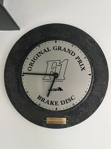 Jordan Grand Prix F1 Carbon Fibre Brake Disc Clock - 1993 F1 Classic - Picture 1 of 7