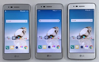 LOT OF 3 x UNLOCKED / T-MOBILE LG ARISTO 4G VoLTE Android Smart Cell Phones - Image 1 of 4