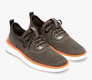 Cole Haan Generation Zero Grand Stitchlite Oliv Orange Turnschuhe Schuhe Größe 8 - Bild 1 von 9