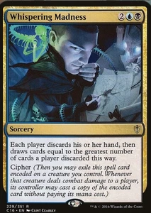 Whispering Madness Black Blue Commander 2016 Magic: The Gathering - Picture 1 of 1