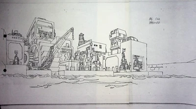 The Transformers 1984 G1 Production Series Background Layout Sunbow Productions - Image 1 of 2