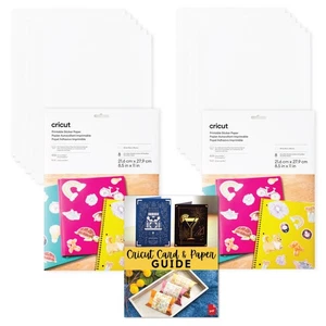 Cricut Printable Sticker Paper in White Bundle - Picture 1 of 7