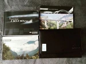 GENUINE HYUNDAI I30 I30 CW 2007-2010 OWNERS MANUAL HANDBOOK WALLET PACK B-38 - Picture 1 of 4
