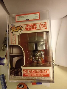 The Mandalorian "Star Wars 732" Funko Pop! PSA 8 NM-MINT - Picture 1 of 5
