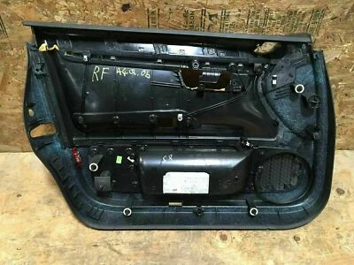 AUDI A4 2006 B7 AVANT QUATTRO FRONT PASSENGER RIGHT DOOR PANEL TRIM BLACK FACTRY - Image 1 of 4