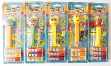 FUNKY FACES  WEEPING KISSY COOL SMILEY ANGRY  PEZ DISPENSERS   NEW ON CARD