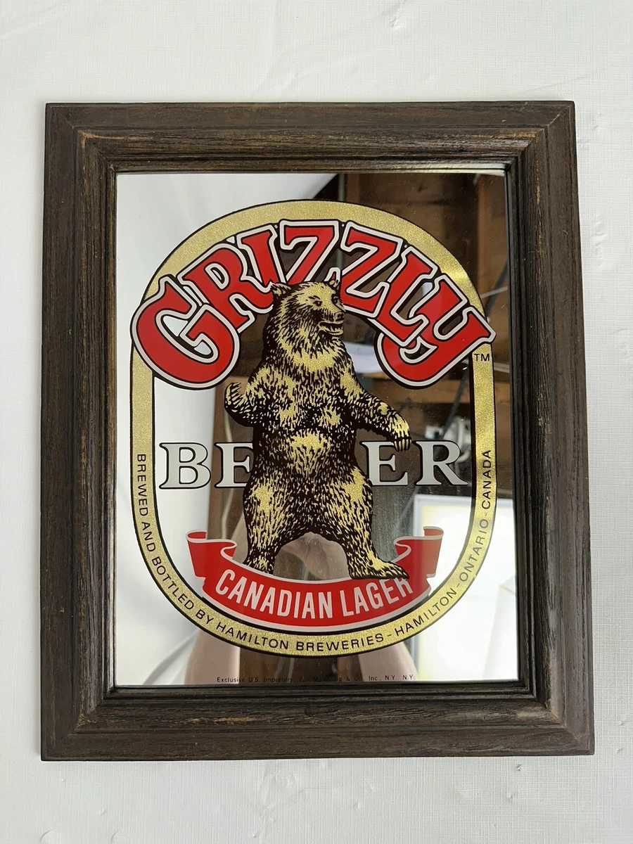 GRIZZLY BEER パブミラー GRIZZLY BEER パブミラー