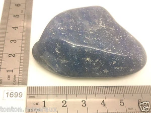 Blauer Quarz XL 75,9g Rollstein Mineralien Lithotherapie Reiki Deko Sammlung - Bild 1 von 2