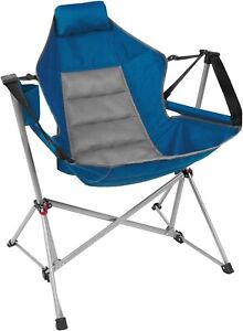 AC10098 Swing Lounger Camp Chair, True Blue