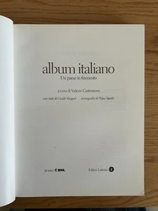 ALBUM ITALIANO UN PAESE IN FERMENTO DI VALERIO CASTRONOVO EDIZIONE LATERZA 2002 - Picture 1 of 18