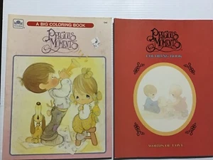 Two Vintage Precious Moments Coloring Books, 1983/1990, Unused, Good condition - Picture 1 of 11