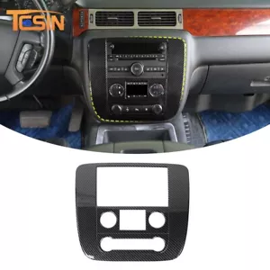 Carbon Fiber Navigation GPS Screen Cover Trim For Suburban Tahoe SIERRA 2007-13 - Bild 1 von 21