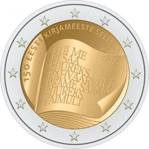 2 euro 2021 Estonia,150th anniversary - Founding of the Estonian Literary Societ - Imagen 1 de 1