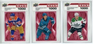 U PICK LOT 2024-25 24-25 Upper Deck UD SERIES 2 POPULATION COUNT INSERT card set - Bild 1 von 4