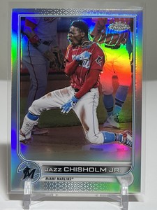 2022 Topps Chrome Jazz Chisholm Jr Refractor #91 Marlins