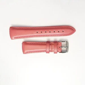 TechnoMarine 17MM Correa de Reloj de Cuero Genuino con Hebilla - ROSA - Imagen 1 de 2
