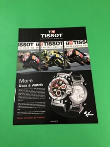 HONDA MOTO GP HAYDEN ROSSI TISSOT ORIGINAL PRINTED PRINT AD ADVERTISEMENT A7 - Bild 1 von 1