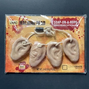 AMC The Walking Dead Soap-On-A-Rope Daryl’s Waller Ear Necklace LootCrate NEW - Picture 1 of 4