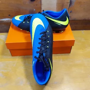New Men's 12 Nike Hypervenom Phade III FG Black/Volt Soccer Cleat 852547-004 VCG - Picture 1 of 9