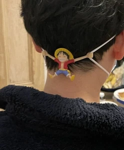 Christmas SALE. Luffy Doll Face Mask Ear Hook - Picture 1 of 6