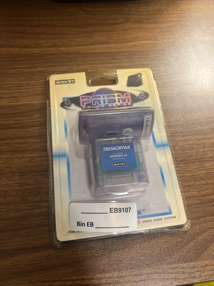 Tremor Pak Plus with Memory Card Nintendo 64 N64 Rare Rumble Shaker New Sealed - Image 1 of 1