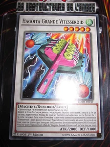 YU-GI-OH! RARE HAGOITA GRANDE VITESSEROID BOSH-FR049 MINT NEUF FRANCAIS - Picture 1 of 1