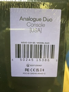 Consola de juegos analógica Duo PC Engine TurboGrafx Grafx 16 EE. UU. Negra - SELLADA - Imagen 1 de 2
