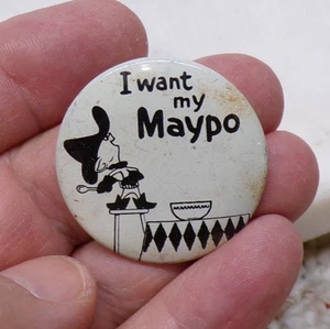 1960s I Want My Maypo Join The Marky Fan Club Cereal Premium Pinback Button - Bild 1 von 2