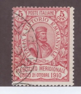 Italy Scott# 117 5c unwatermarked used Scott=$125 - Picture 1 of 1