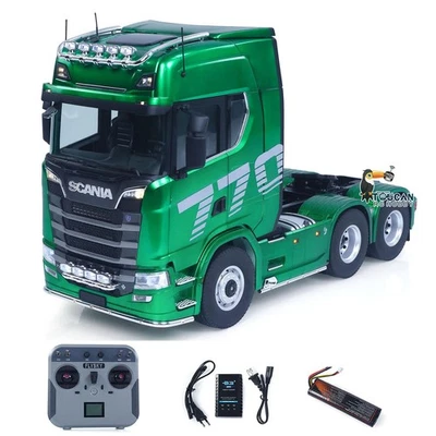 1/14 KABOLITE 6WD RC Tractor Car 770S-100 6x6 Romote Control Truck Sound Light - Image 1 of 4