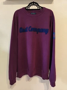 Best Company Big Logo Crew Neck Cotton Sweetshirt T-Shirt - Lila - Größe 3XL - Bild 1 von 7