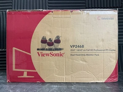 Viewsonic ColorPro 23.8" LED LCD Monitor DUAL PACK 1080p VP2468_H2 🇺🇸 - Image 1 of 4