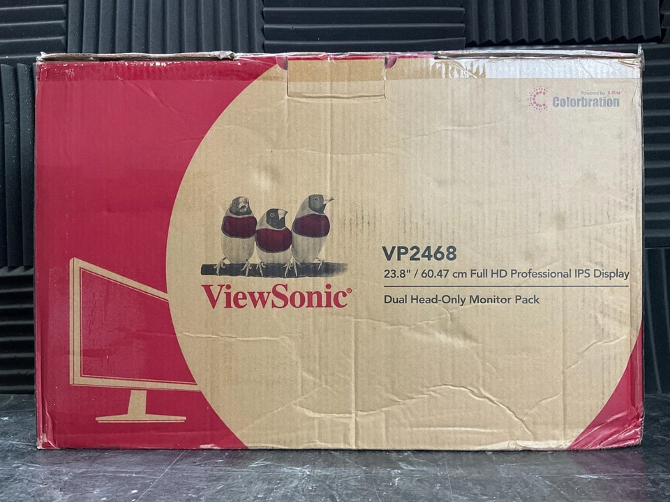 Viewsonic ColorPro 23.8" LED LCD Monitor DUAL PACK 1080p VP2468_H2 🇺🇸 - Image 1 of 4