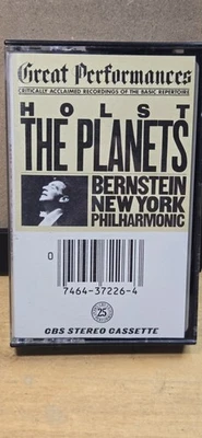 Holst: The Sorcerer's Apprentice Bernstein/New York Philharmonic (Cassette) New - Image 1 of 4