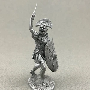 Roman Centurion in battle 54 mm, Roman metal toy soldier, Highly detailed figure - Picture 1 of 10