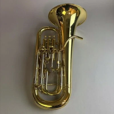 YAMAHA YEP-642 Bb/F Euphonium Gold Neo Series w/ Hard Case & Mouthpiece Rare - Image 1 of 4