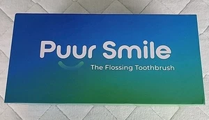 NEW Puur Smile Water Flosser The Flossing Toothbrush With Case Black - Picture 1 of 4