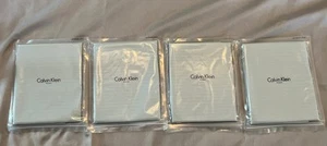 Calvin Klein Home 4 Pillow Shams 26" x 26" 100% Cotton Robin’s Egg European NWT - Picture 1 of 5