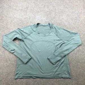 Lululemon Shirt Damen 14 grün Swiftly Tech Langarm nahtlos sportlich Oberteil - Bild 1 von 9