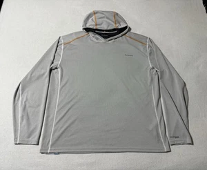 Simms Hoodie Mens XL Gray Solarflex Fishing Pullover Lightweight *Few Snags - Afbeelding 1 van 9