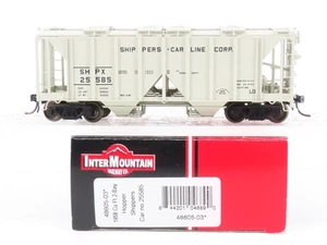 HO Scale InterMountain 48605-03 SHPX Shippers Car Line Corp. 2-Bay Hopper #25585 - Picture 1 of 11