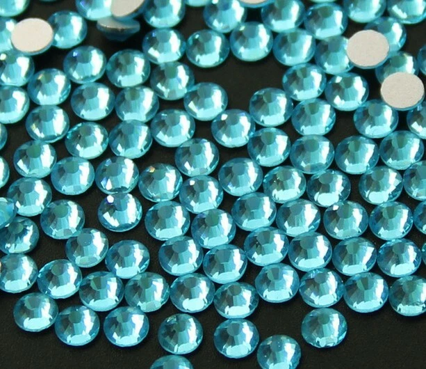 3 毫米 4 毫米 5 毫米圆形平背水晶水钻非热修复胶 2026 全新 — 第 1/3 张图片