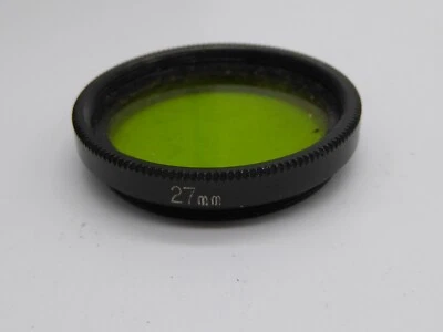 27mm g green G1  filter  clean - Image 1 of 2