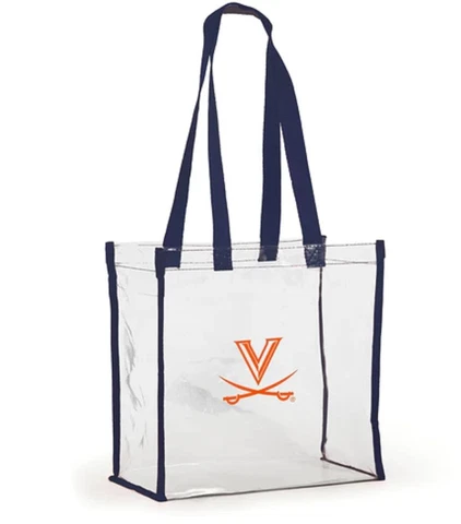 Virginia Cavaliers Clear Regulation Sized Stadium Tote Cover