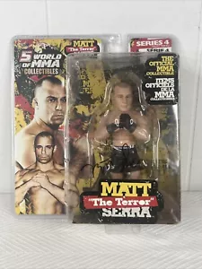 Matt Serra The Terror UFC Action Figure NIB Round 5 MMA Series 4 (SIGNED) - Picture 1 of 3