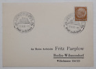 1937 German Postal Stationary Card - Lichenstein-Callnberg, Saxony Postal Cancel