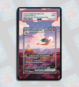 Charizard ex SIR PSA CGC Beckett | Display Case Extended Art for Pokemon Card - Picture 1 of 9
