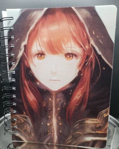Diario bianco ragazza anime - sfoderato - nuovo - rilegato a spirale - Foto 1 di 4