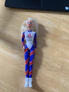 Olympic Gymnast Barbie Doll Mattel Atlanta 1996 Olympics Great Condition - Picture 1 of 12