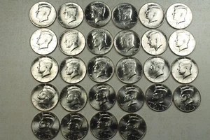 2011 - 2024 P&D Kennedy Half Dollar. Edelstein Stempelglanz Münzrollensatz - Bild 1 von 4